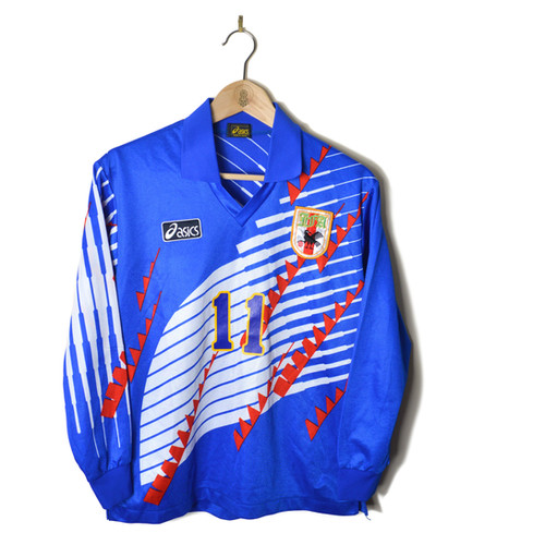 JAPAN HOME FOOTBALL SHIRT 1994/95 L/S #11 'KAZU' | Retro Football