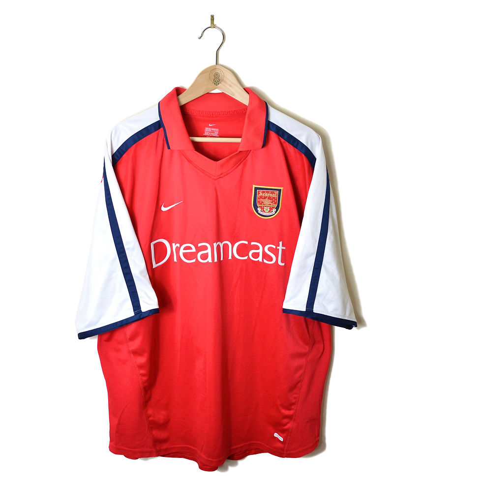 ARSENAL CLASSIC RETRO VINTAGE HOME FOOTBALL SHIRT SOCCER JERSEY 2000 2001 2002 NIKE DREAMCAST 90'S