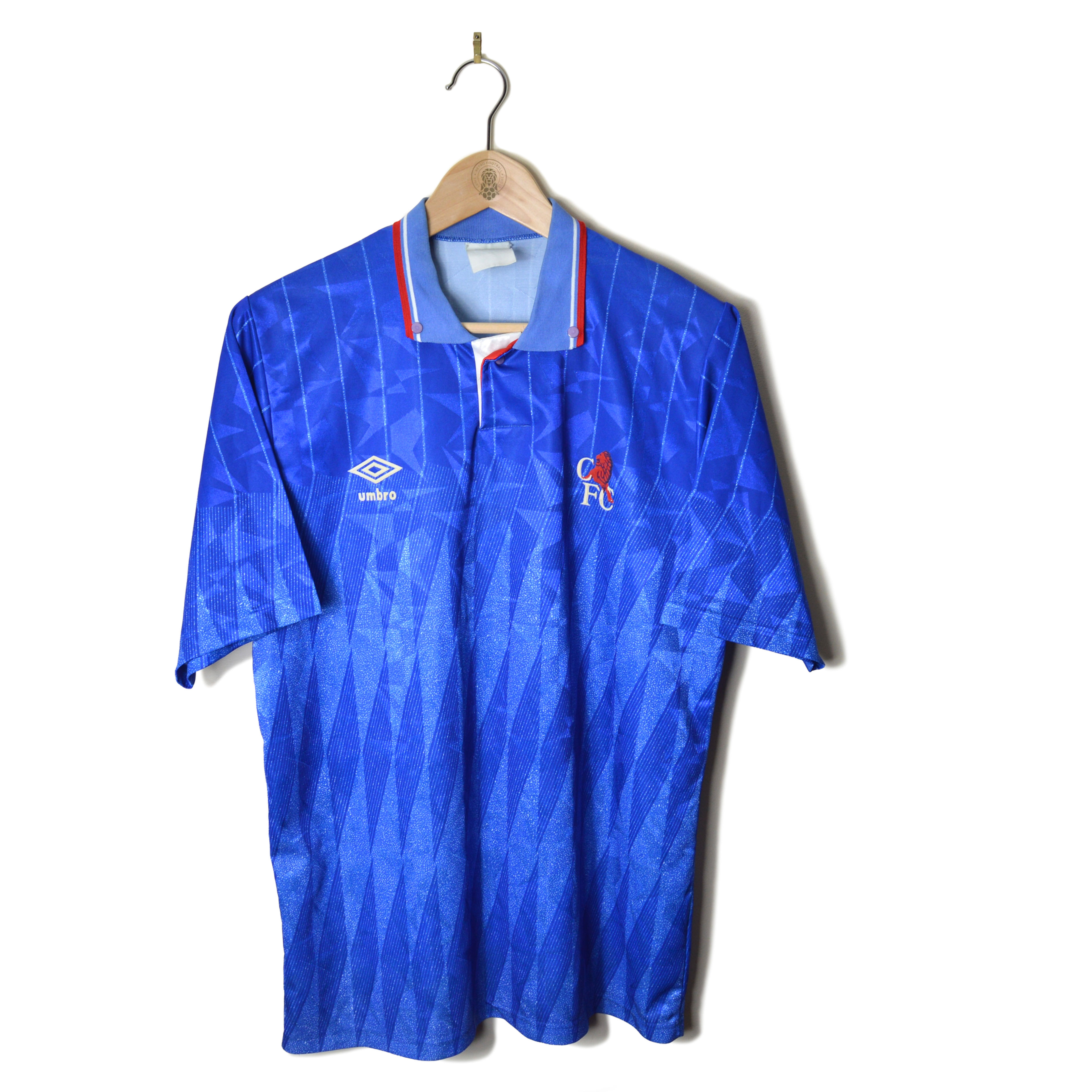CHELSEA CLASSIC RETRO VINTAGE HOME FOOTBALL SHIRT SOCCER JERSEY 1989 1990 1991 UMBRO
