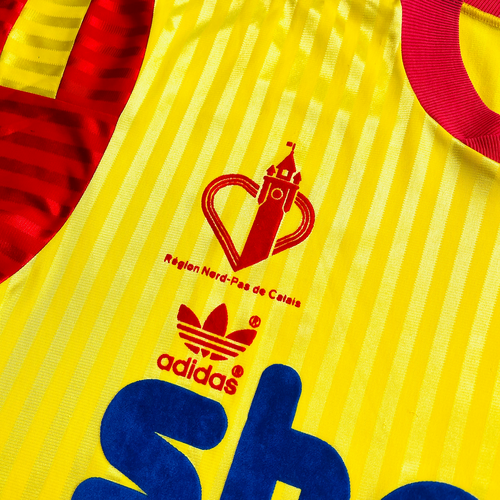 Thumbnail: LENS HOME FOOTBALL SHIRT 1991/92 L/S