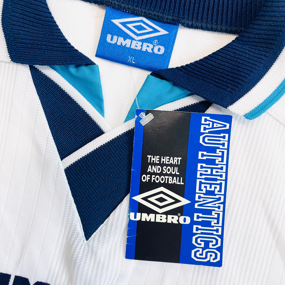 Thumbnail: ENGLAND HOME FOOTBALL SHIRT 1996/97 BNWT SIGNED