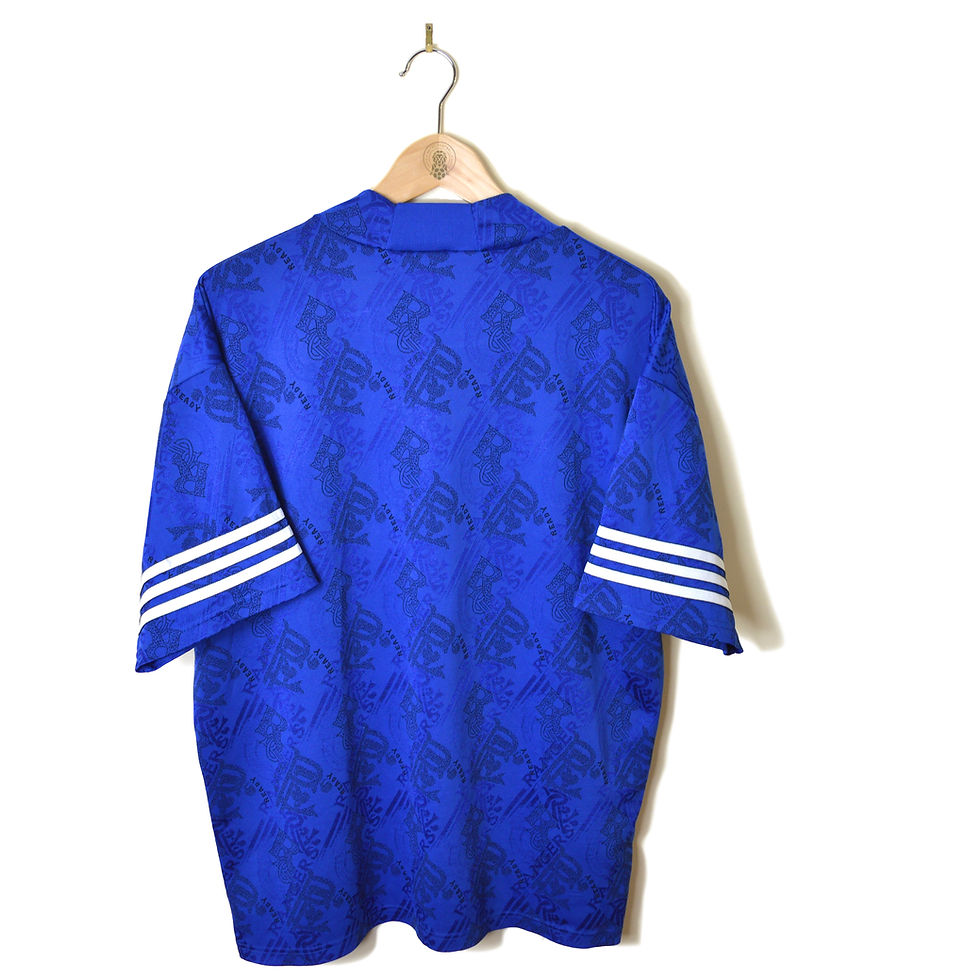 Thumbnail: RANGERS CLASSIC RETRO VINTAGE HOME FOOTBALL SHIRT SOCCER JERSEY 1994 1995 1996 ADIDAS MCEWANS LAGER