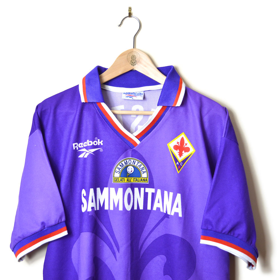 ACフィオレンティーナ BATISTUTA 9 サッカーシャツ フィオレンティーナ/98-99/A #9 バティストゥータ 紙タグ付