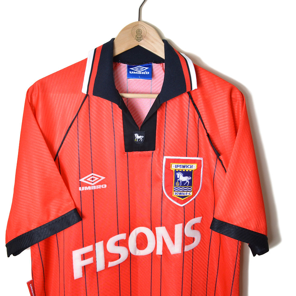 IPSWICH TOWN CLASSIC RETRO VINTAGE AWAY FOOTBALL SHIRT SOCCER JERSEY 1993 1994 1995 UMBRO FISONS