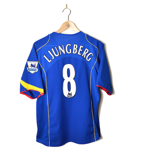ARSENAL AWAY FOOTBALL SHIRT 2004/06 #8 LJUNGBERG | Retro Football