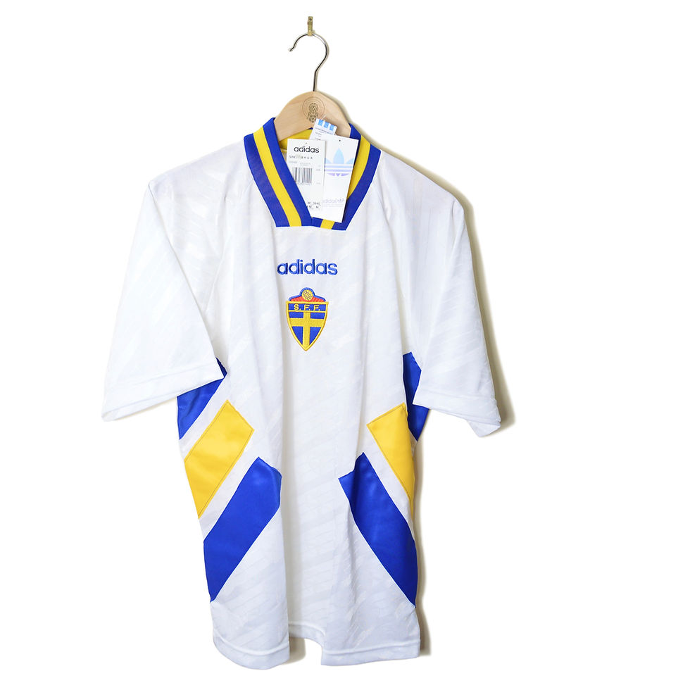 SWEDEN CLASSIC RETRO VINTAGE AWAY FOOTBALL SHIRT SOCCER JERSEY 1994 1995 1996 BNWT NEW WITH TAGS ADIDAS