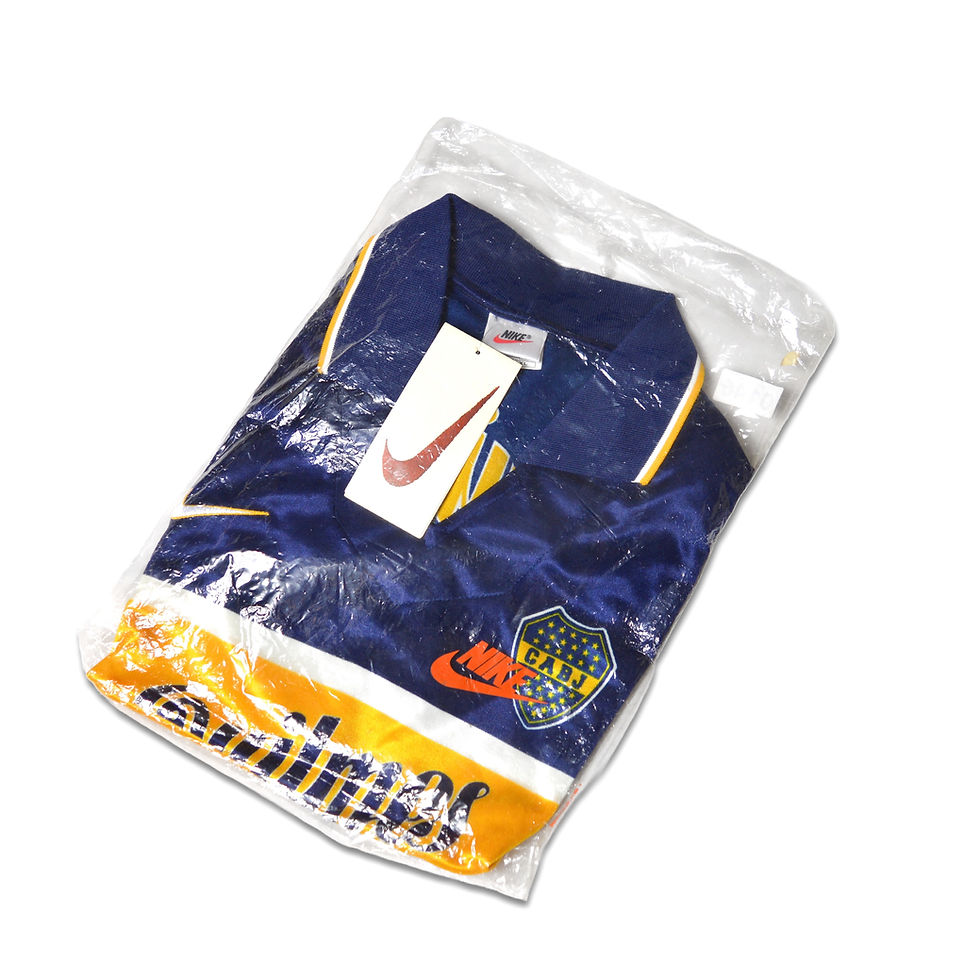 Thumbnail: BOCA JUNIORS HOME FOOTBALL SHIRT 1996/98 BNWT BNIB