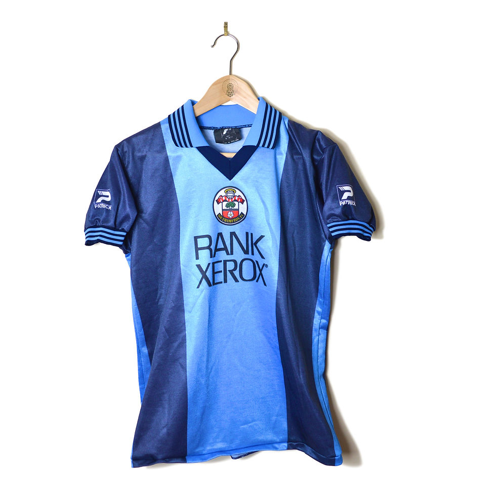 SOUTHAMPTON CLASSIC RETRO VINTAGE AWAY FOOTBALL SHIRT SOCCER JERSEY 1980 1981 1982 1983 1984 1985 PATRICK RANK XEROX
