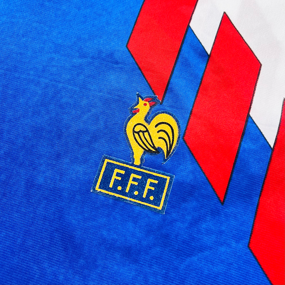 Thumbnail: FRANCE MATCH WORN ISSUE HOME FOOTBALL SHIRT 1990/92 #18 'CANTONA'