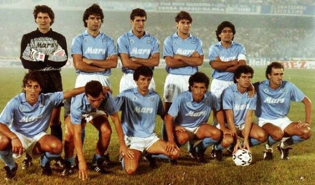 Thumbnail: NAPOLI UEFA CUP HOME FOOTBALL SHIRT 1988/89 L/S