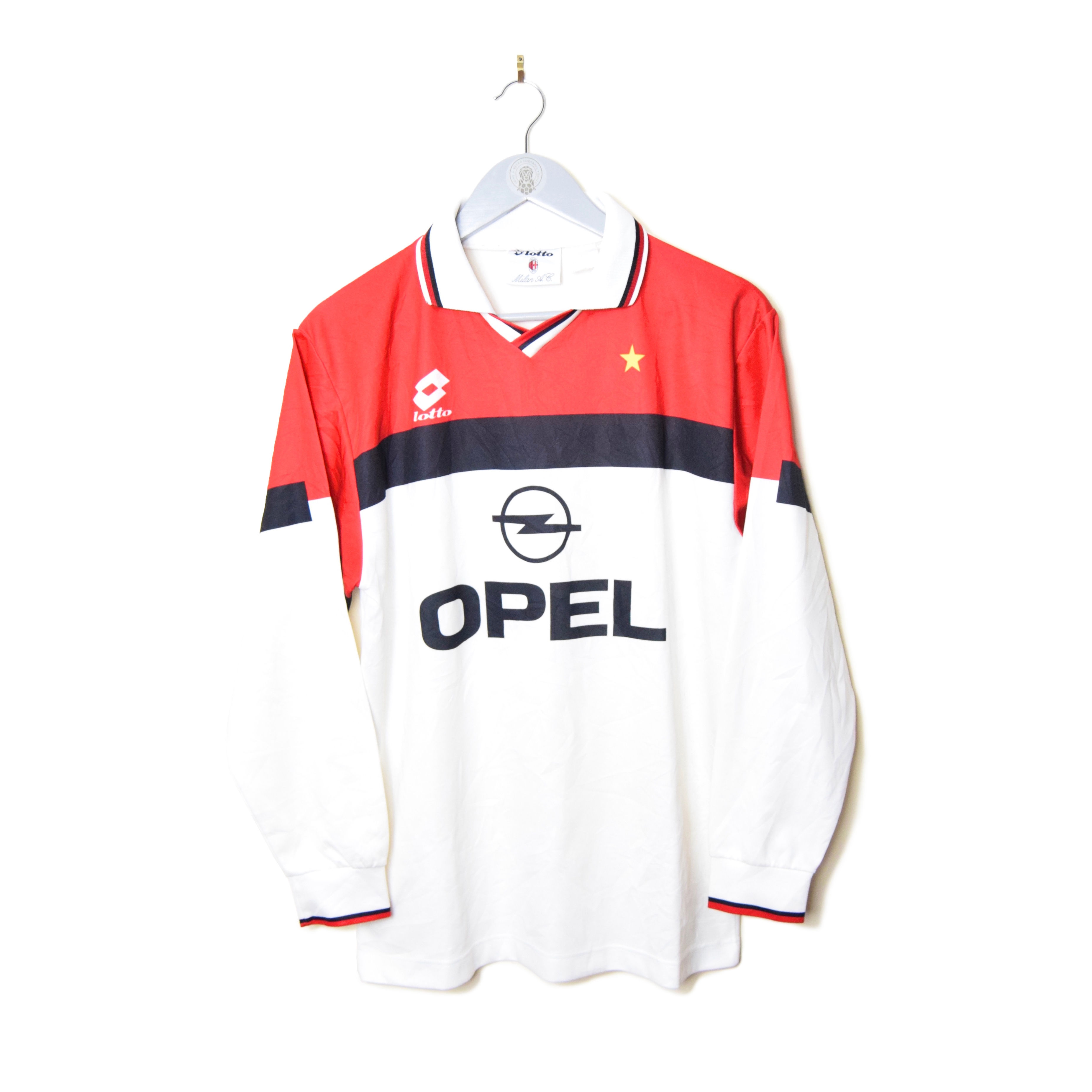 AC MILAN AWAY FOOTBALL SHIRT 1994/95 L/S