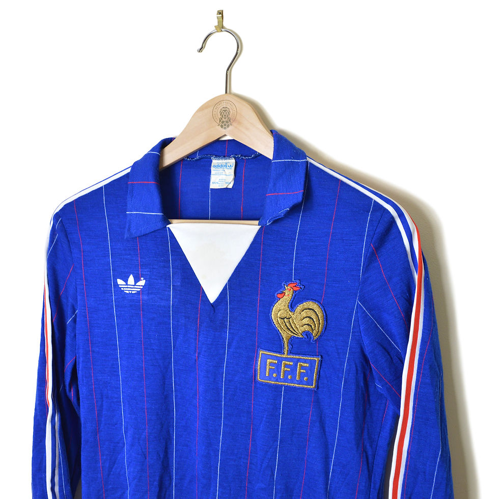 Thumbnail: FRANCE HOME FOOTBALL SHIRT 1980/82 L/S