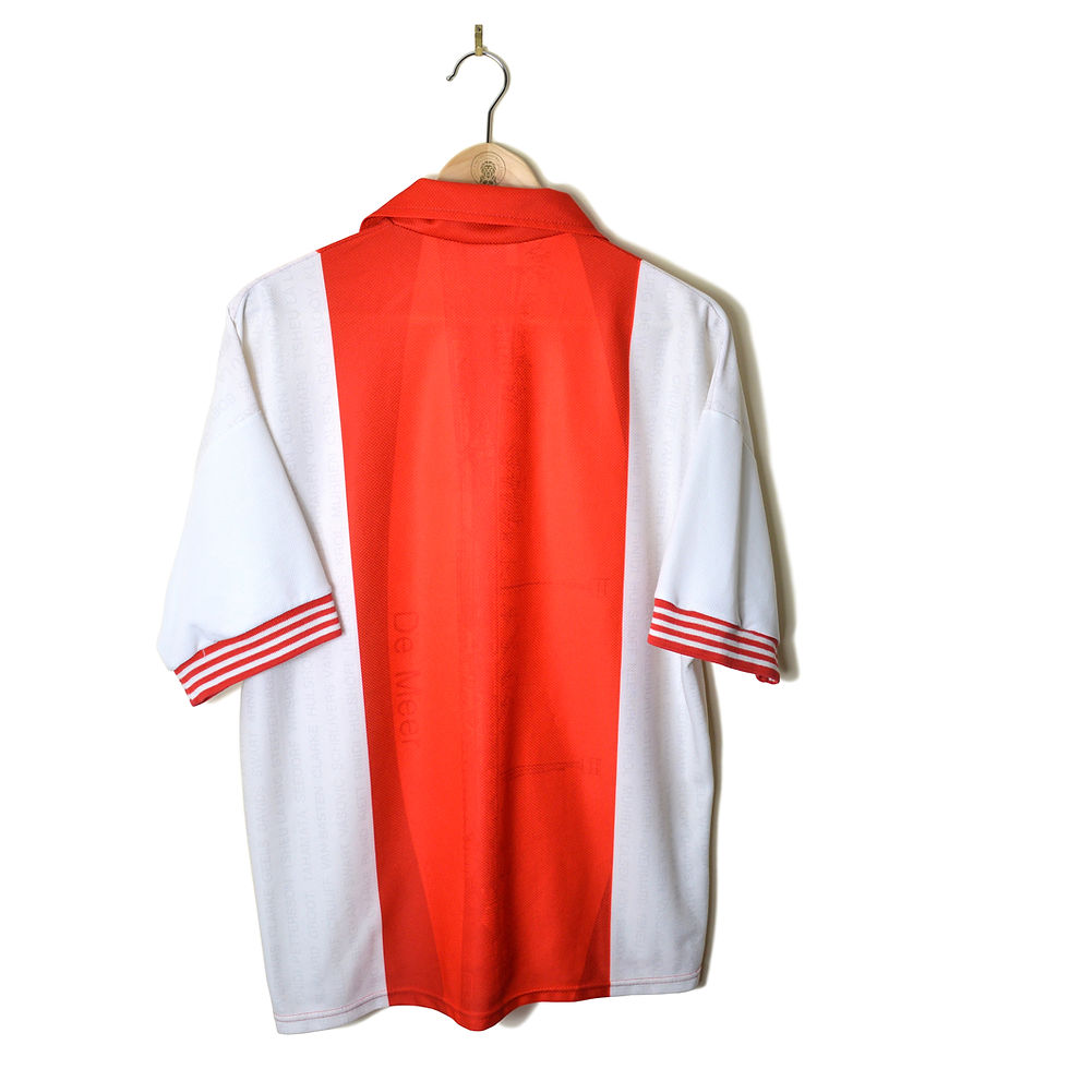 Thumbnail: AJAX DE MEER SPECIAL HOME FOOTBALL SHIRT 1995/96