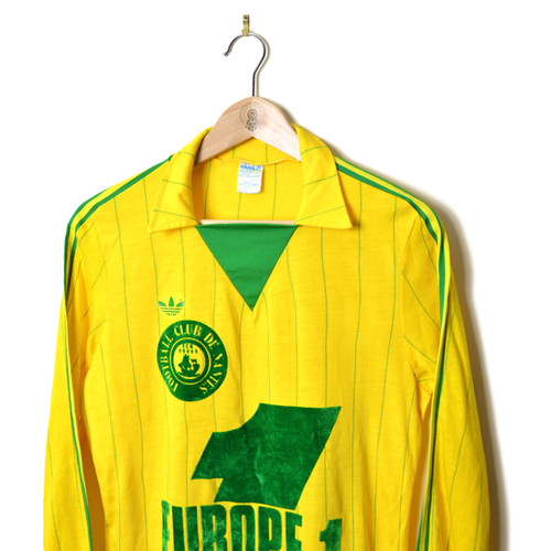 NANTES HOME FOOTBALL SHIRT 1980/81 L/S | Retro Football SS