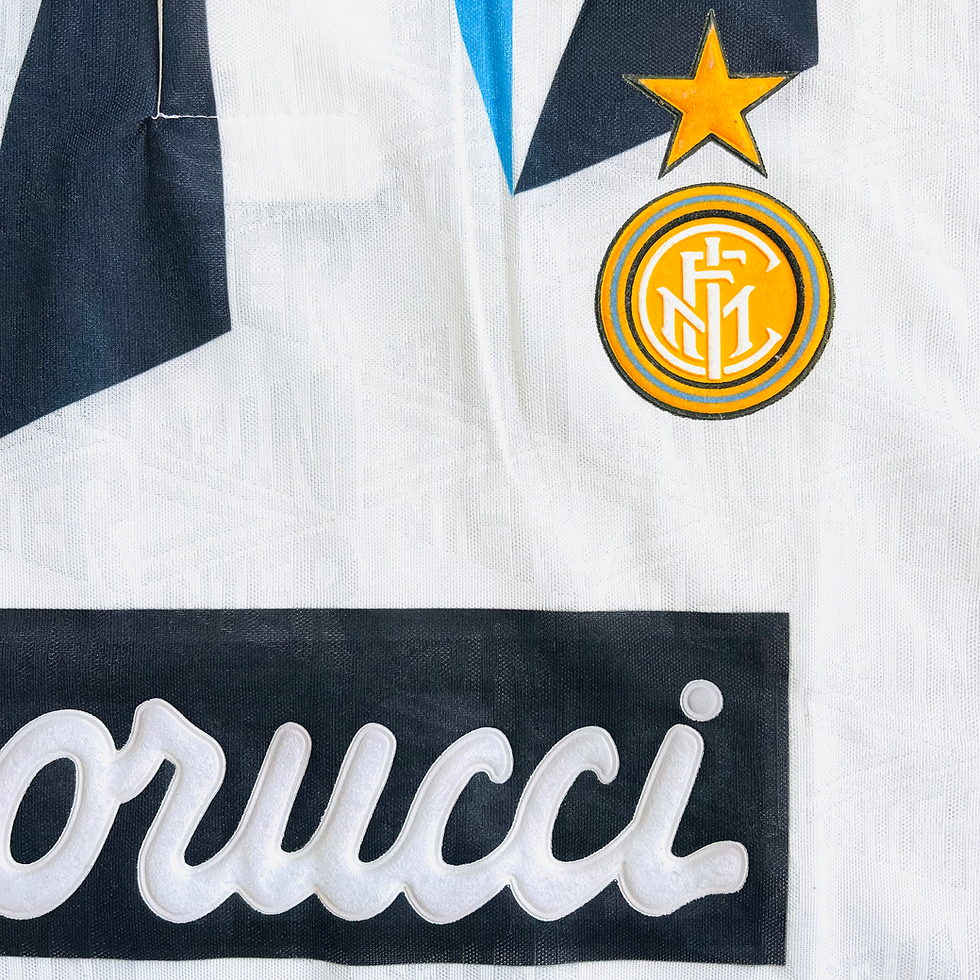 Thumbnail: INTER MILAN AWAY FOOTBALL SHIRT 1992/93