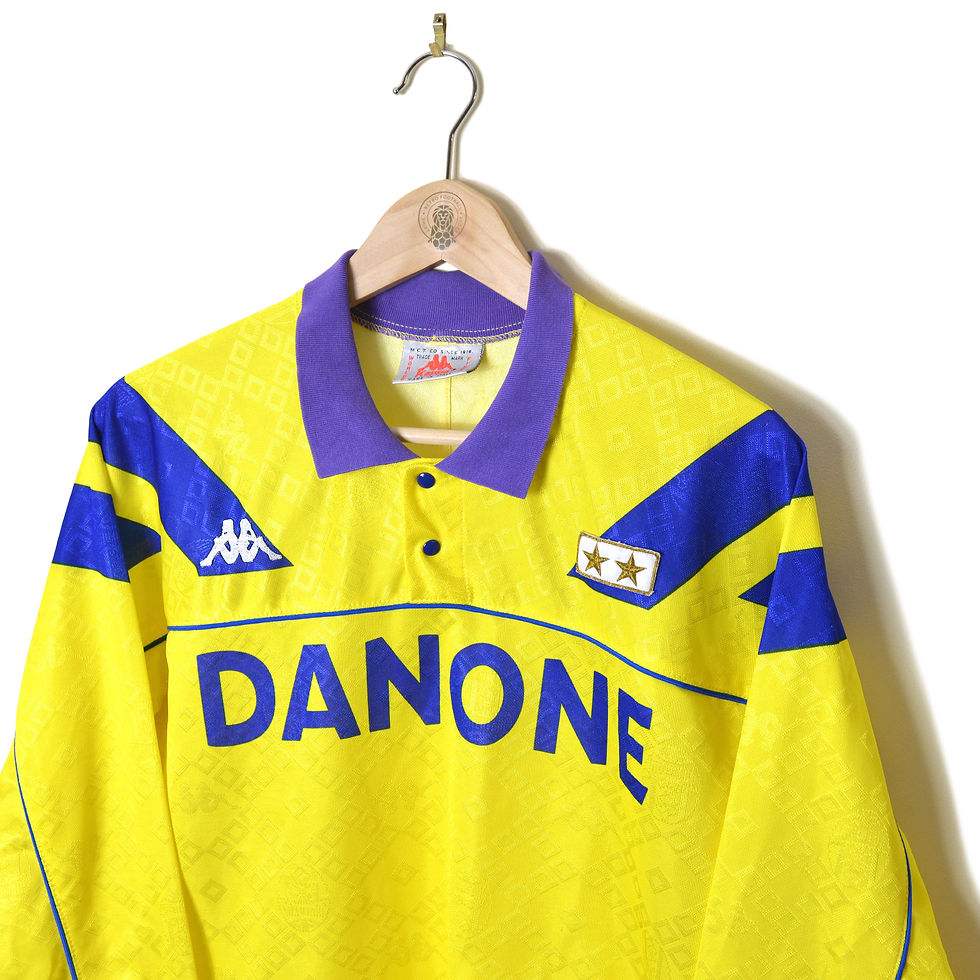Thumbnail: JUVENTUS CLASSIC RETRO VINTAGE AWAY FOOTBALL SHIRT SOCCER JERSEY 1992 1993 1994 L/S LONG SLEEVE KAPPA DANONE