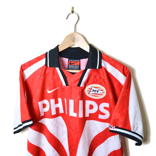 96/97 psv ホーム ユニフォーム 1996-97 PSV Home Shirt - 6/10 - (M)