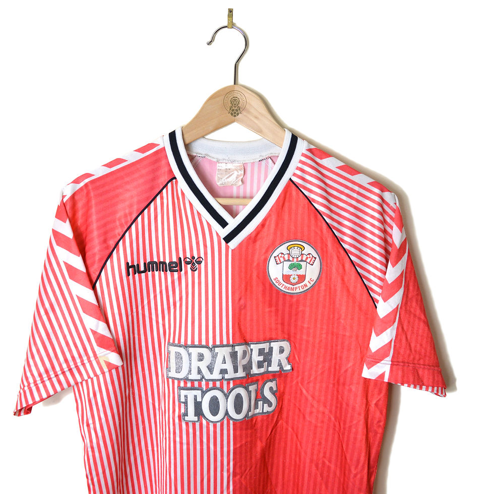 SOUTHAMPTON CLASSIC RETRO VINTAGE HOME FOOTBALL SHIRT SOCCER JERSEY 1987 1988 1989 HUMMEL DRAPER TOOLS 80'S