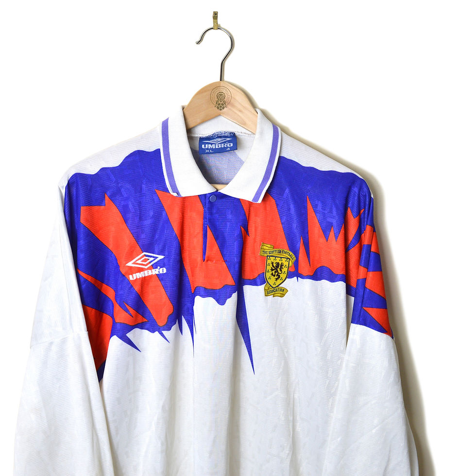 SCOTLAND CLASSIC RETRO VINTAGE AWAY FOOTBALL SHIRT SOCCER JERSEY 1991 1992 1993 L/S LONG SLEEVE