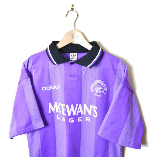 ウェア Glasgow Rangers 1994/95 3rd Uniform Glasgow Rangers 1994-95 Third Retro Jersey [Free Shipping]