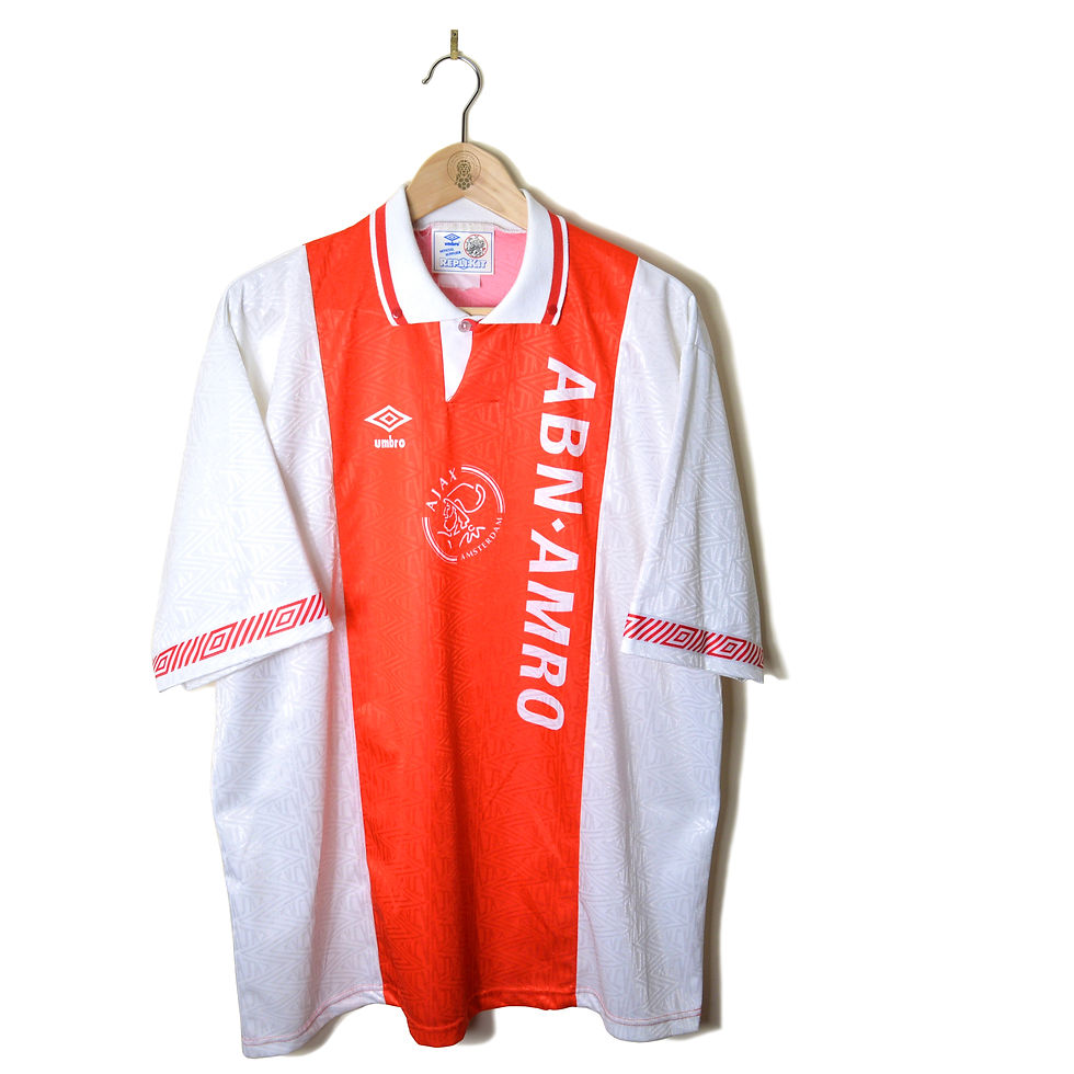 AJAX CLASSIC RETRO VINTAGE HOME FOOTBALL SHIRT SOCCER JERSEY 1991 1992 1993 UMBRO ABN AMRO 90S