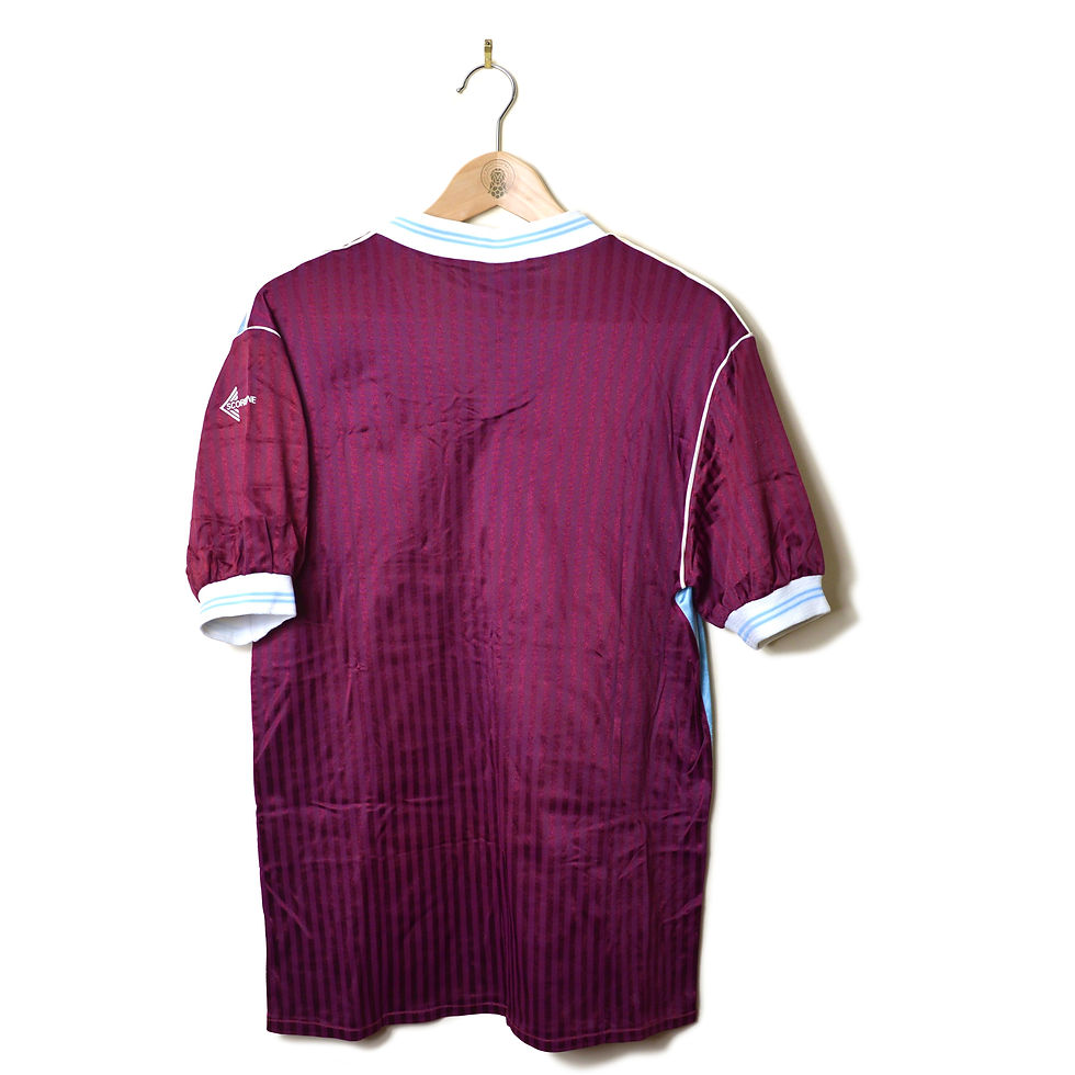 Thumbnail: WEST HAM CLASSIC RETRO VINTAGE HOME FOOTBALL SHIRT SOCCER JERSEY 1987 1988 1989 AVCO SCORELINE