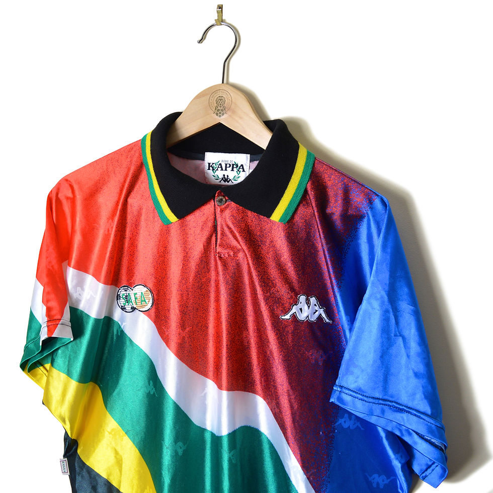 Thumbnail: SOUTH AFRICA CLASSIC RETRO VINTAGE KAPPA AWAY THIRD LEISURE FOOTBALL SHIRT SOCCER JERSEY 1996