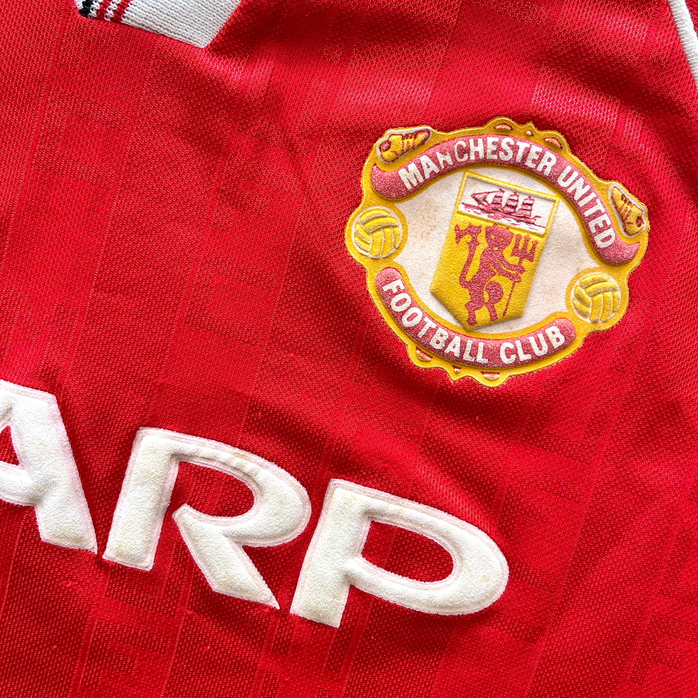 Thumbnail: MANCHESTER UNITED HOME FOOTBALL SHIRT 1988/90