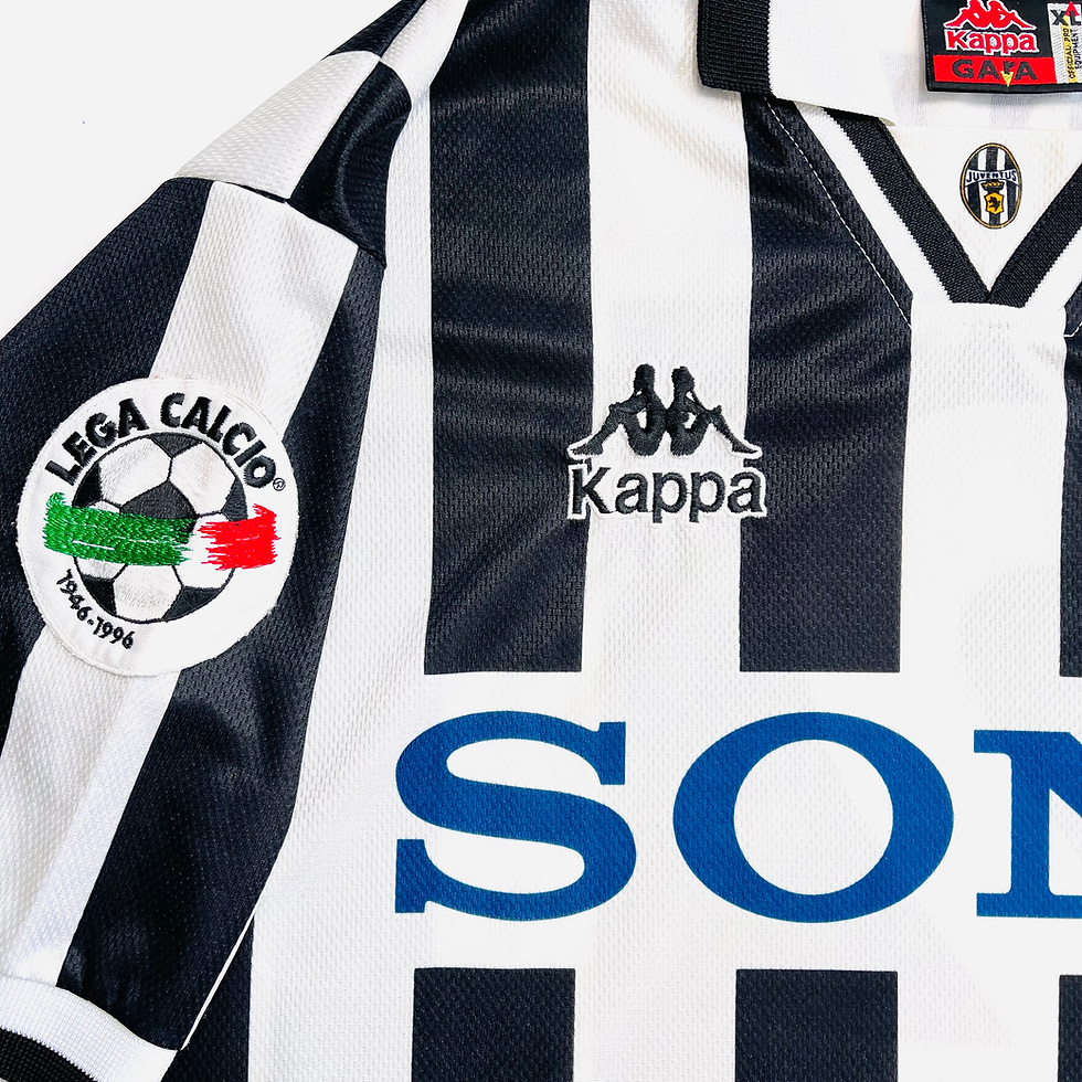 Thumbnail: JUVENTUS MATCH WORN ISSUE HOME FOOTBALL SHIRT 1996/97 #2 FERRARA