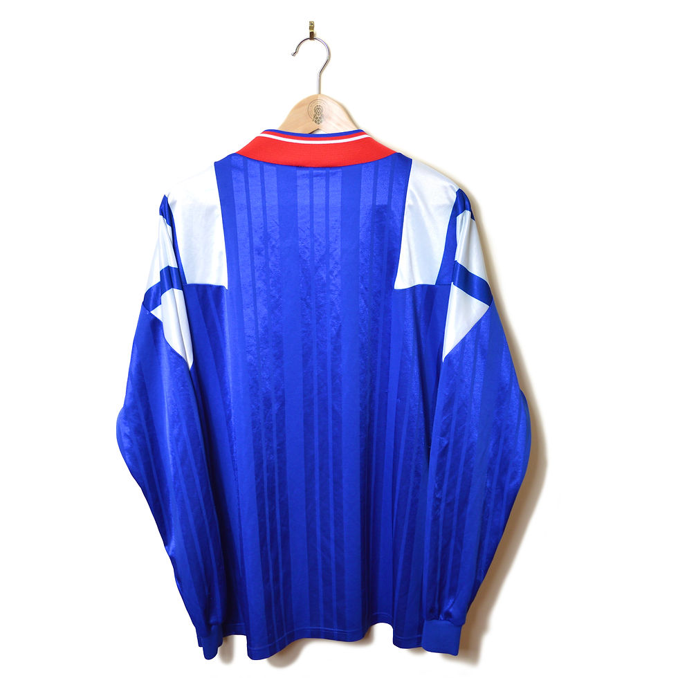 Thumbnail: RANGERS VINTAGE HOME FOOTBALL SHIRT SOCCER JERSEY 1992 1993 1994 L/S LONG-SLEEVED PLAYER ISSUE SPEC MATCHWORN ADIDAS MCEWANS