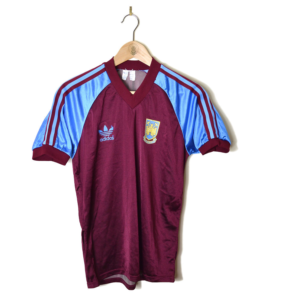 WEST HAM UNITED CLASSIC RETRO VINTAGE HOME FOOTBALL SHIRT SOCCER JERSEY 1980 1981 1982 1983 80'S ADIDAS