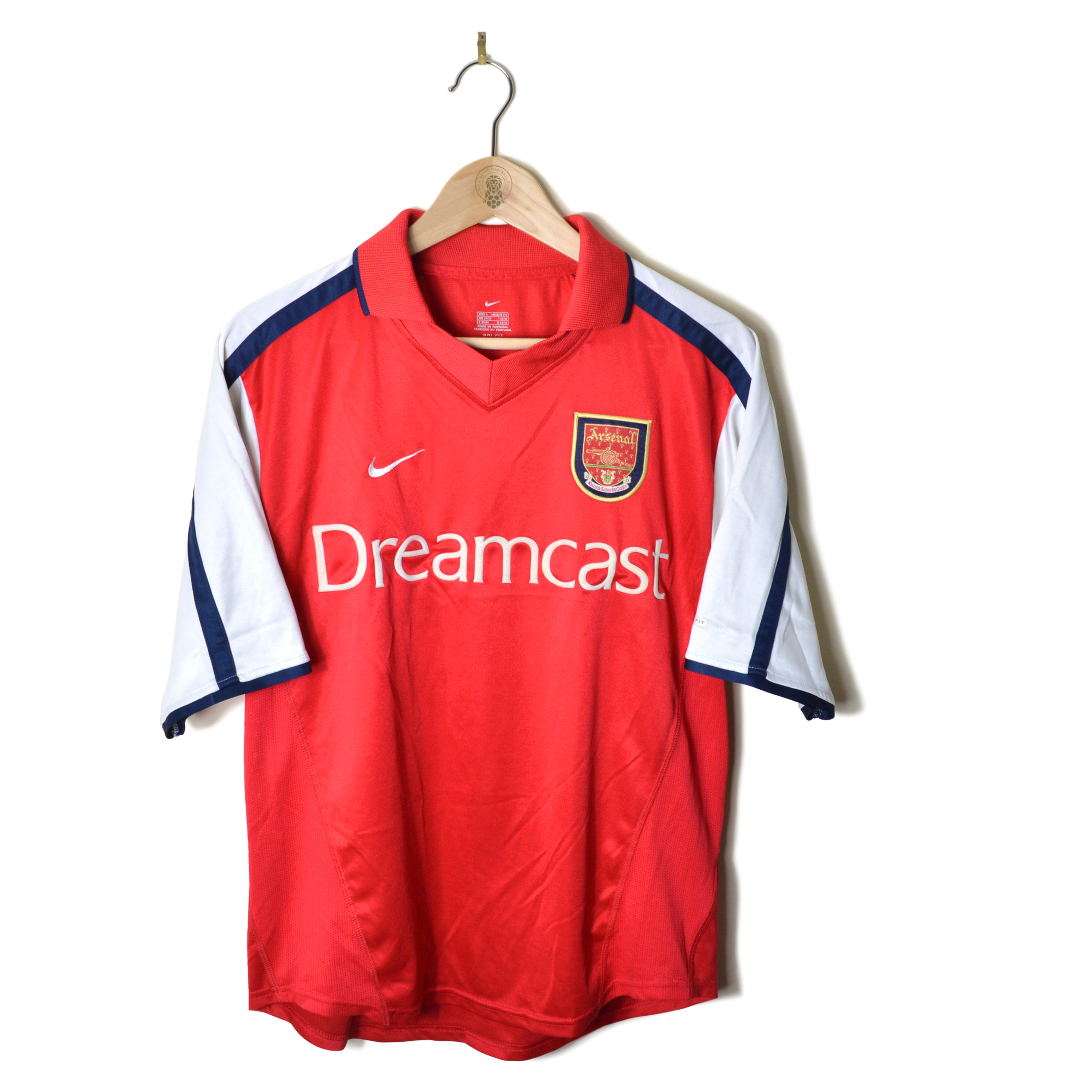 ARSENAL CLASSIC RETRO VINTAGE HOME FOOTBALL SHIRT SOCCER JERSEY 2000 2001 2002 NIKE DREAMCAST