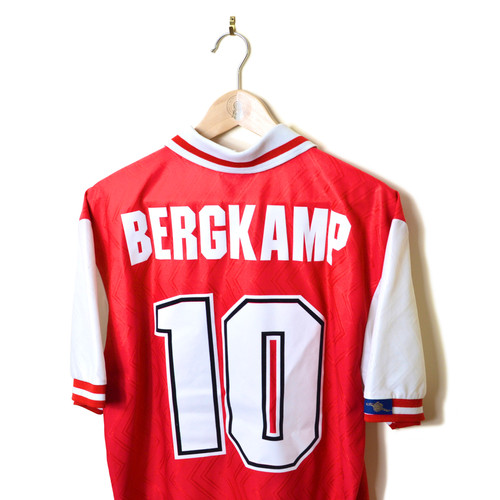 ARSENAL HOME FOOTBALL SHIRT 1996/98 #10 BERGKAMP | Retro