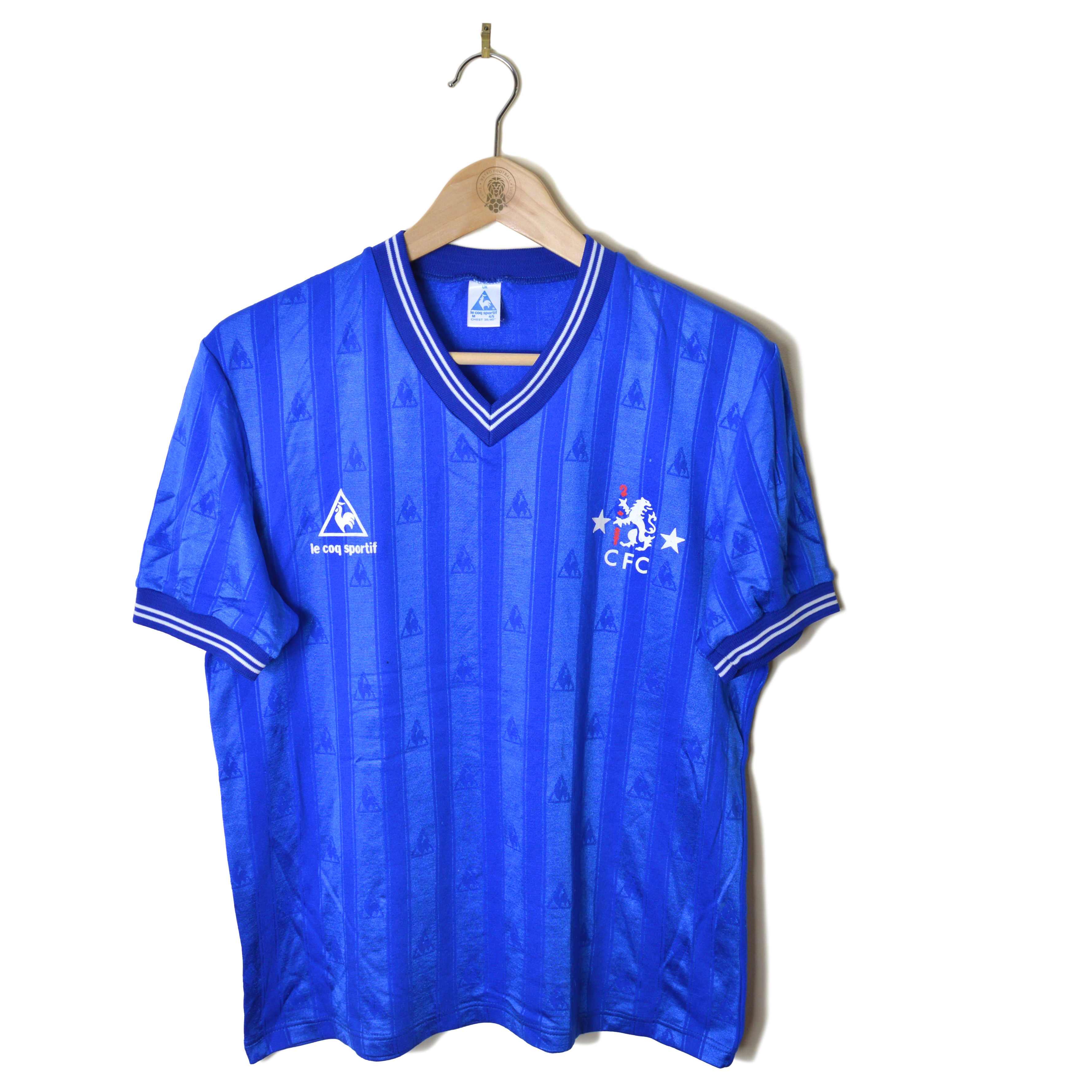 CHELSEA CLASSIC RETRO VINTAGE HOME FOOTBALL SHIRT SOCCER JERSEY 1985 1986 LE COQ SPORTIF