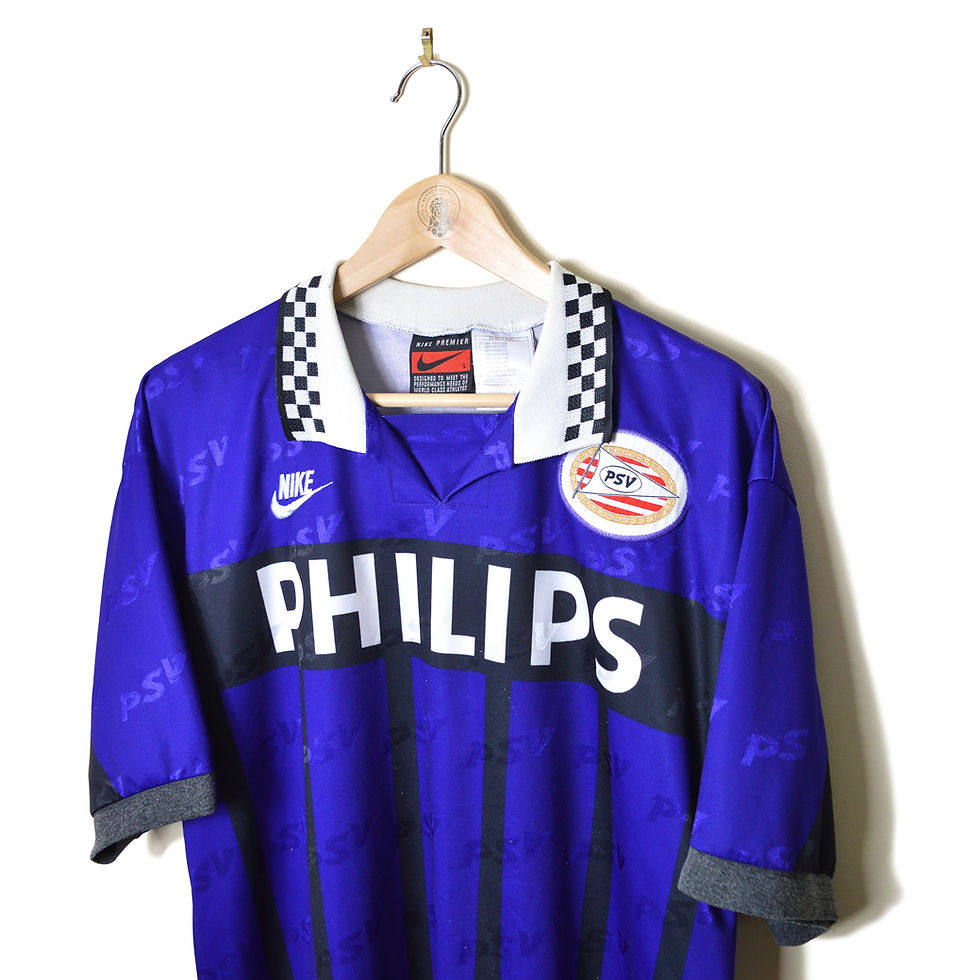 Thumbnail: PSV EINDHOVEN CLASSIC RETRO VINTAGE AWAY FOOTBALL SHIRT SOCCER JERSEY 1995 1996 NIKE PHILIPS PURPLE