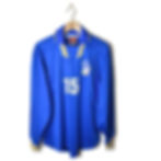 ITALY MATCH WORN PLAYER ISSUE HOME FOOTBALL SHIRT SOCCER JERSEY 1996 1997 L/S LONG SLEEVE #15 NIKE