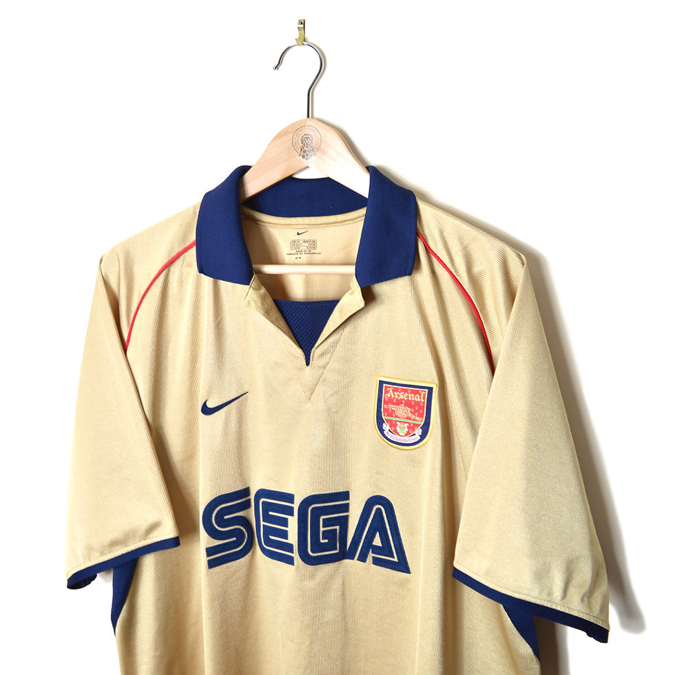 【専用ページ】超希少 NIKE アーセナル SEGA 2001-02 アウェイ Excellent Nike Authentic Original 2001 2002 Arsenal Gold