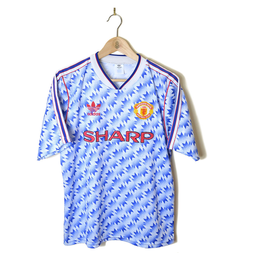 MANCHESTER UNITED CLASSIC RETRO VINTAGE AWAY FOOTBALL SHIRT SOCCER JERSEY 1990 1991 1992 ADIDAS SHARP SNOWFLAKE