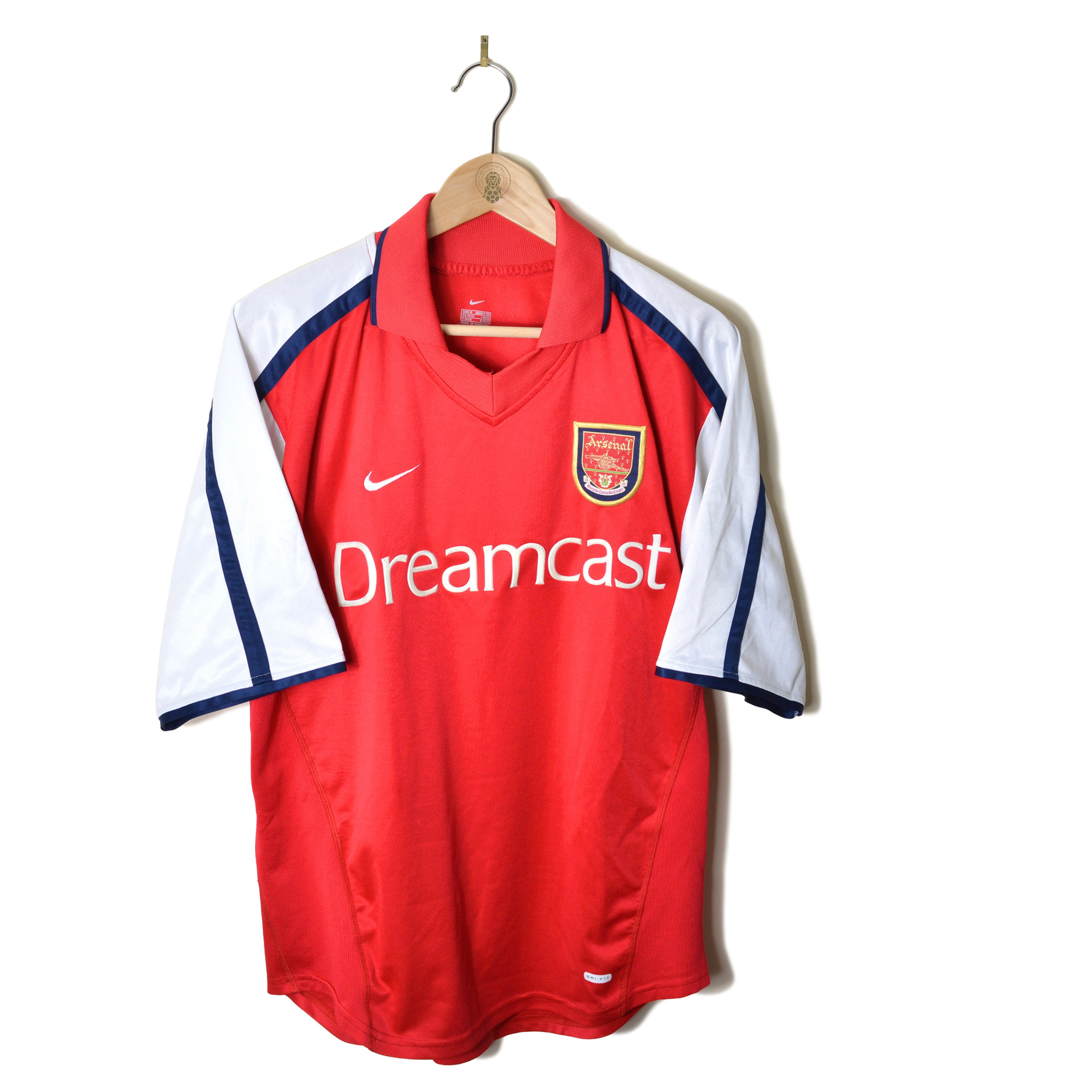 ARSENAL CLASSIC RETRO VINTAGE HOME FOOTBALL SHIRT SOCCER JERSEY 2000 2001 2002 NIKE DREAMCAST
