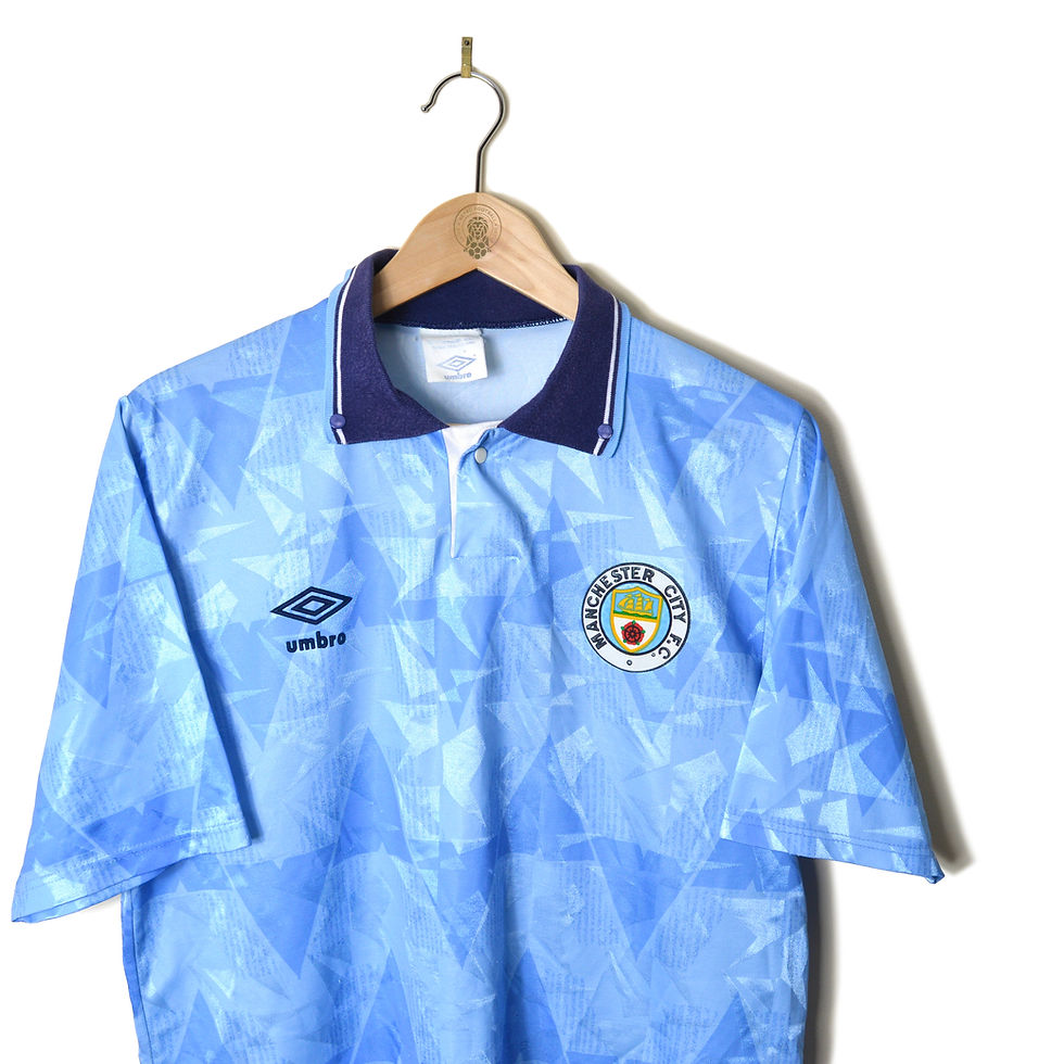 MANCHESTER CITY CLASSIC RETRO VINTAGE HOME FOOTBALL SHIRT SOCCER JERSEY 1989 1990 1991 UMBRO BROTHER
