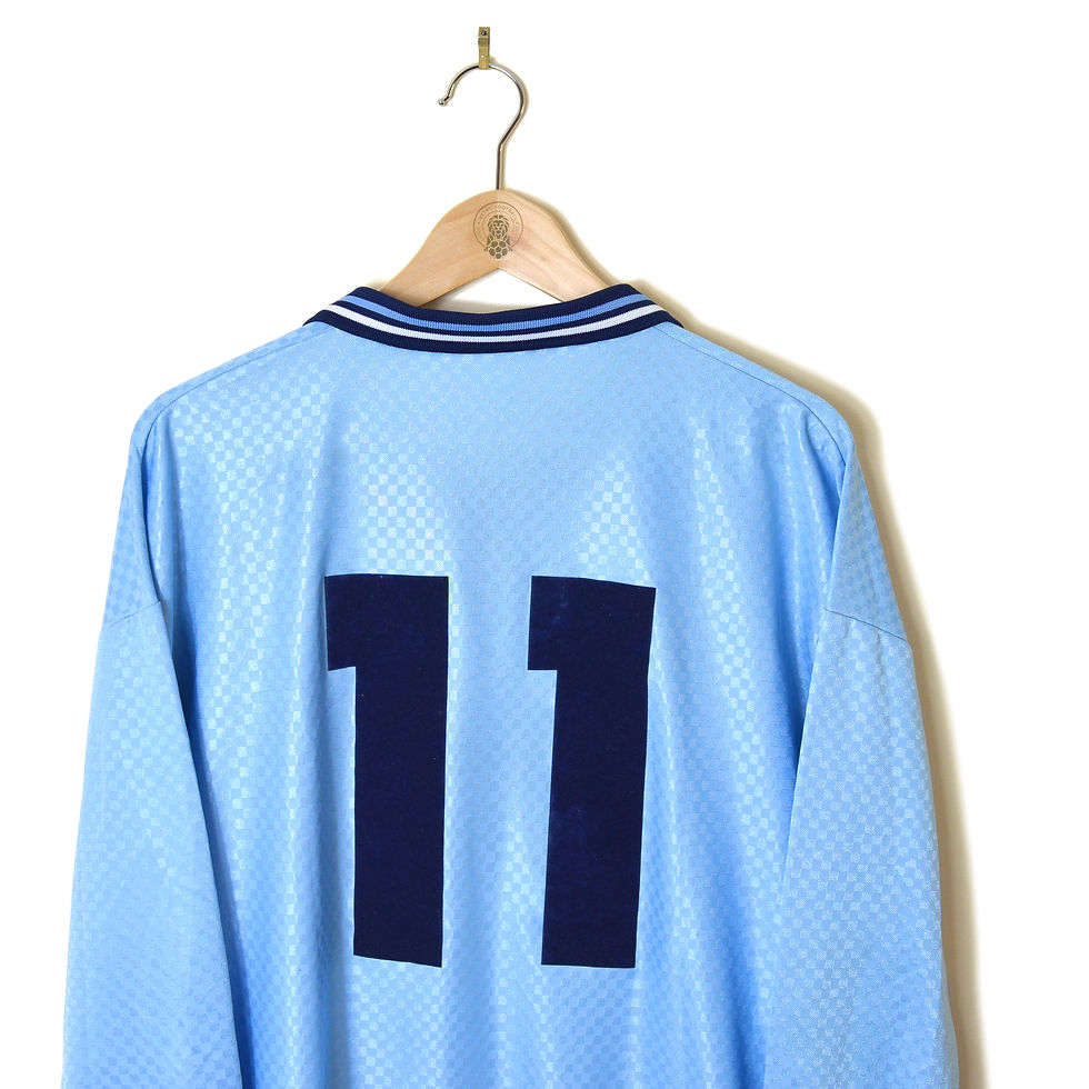 Thumbnail: LAZIO MATCH WORN PLAYER ISSUE HOME FOOTBALL SHIRT SOCCER JERSEY 1995 1996 L/S LONG SLEEVE #11 UMBRO BANCA DI ROMA
