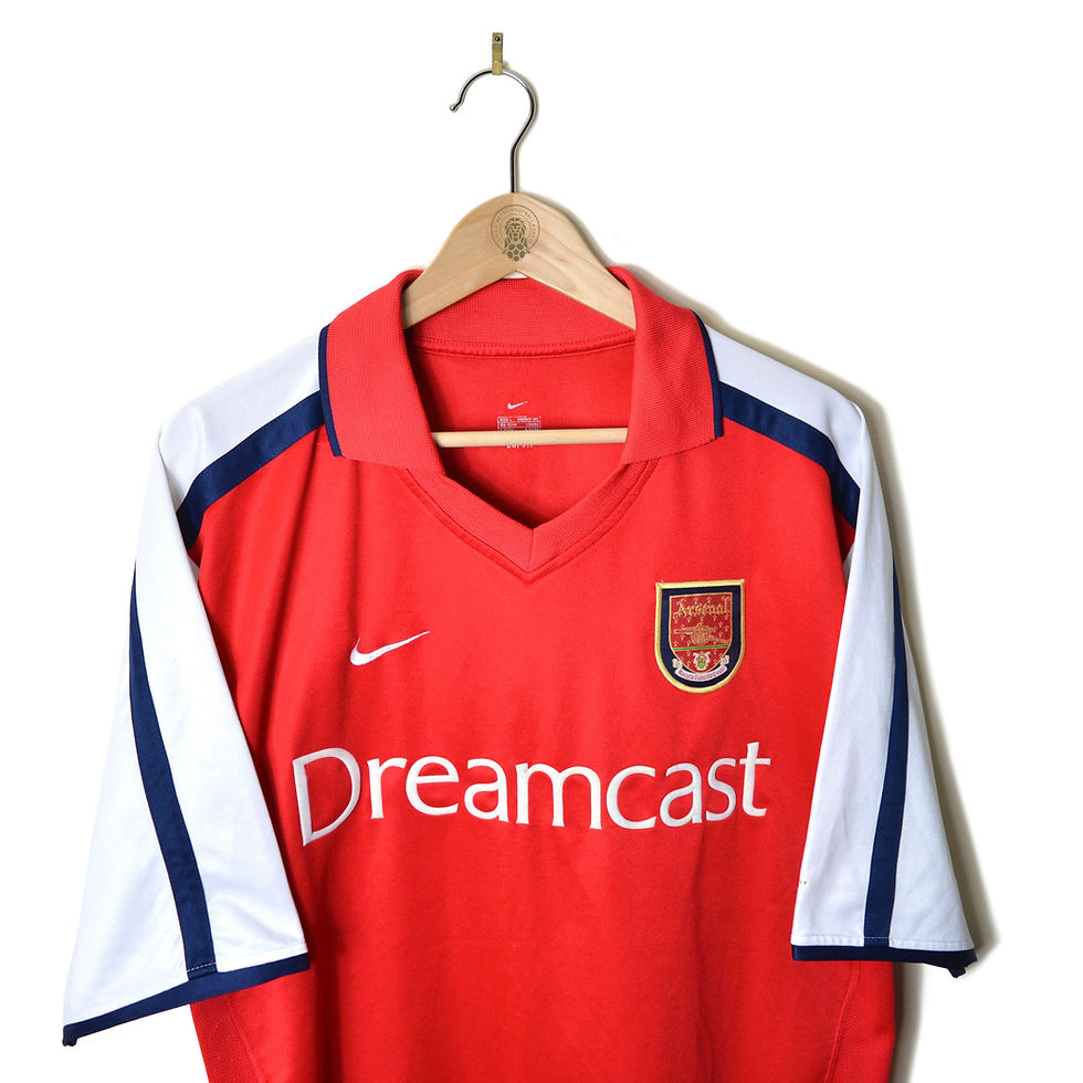 Thumbnail: ARSENAL CLASSIC RETRO VINTAGE HOME FOOTBALL SHIRT SOCCER JERSEY 2000 2001 2002 NIKE DREAMCAST 90'S