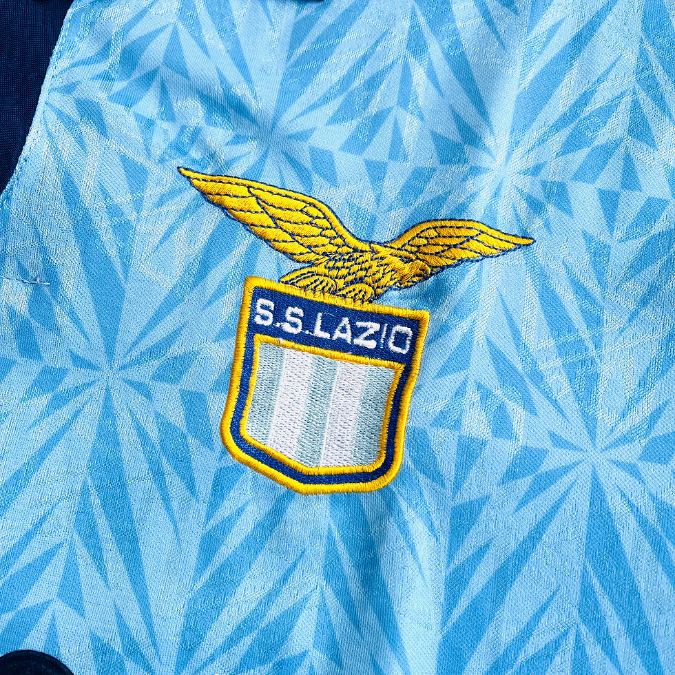 Thumbnail: LAZIO MATCH WORN ISSUE HOME FOOTBALL SHIRT 1991/92 #3 'BACCI'