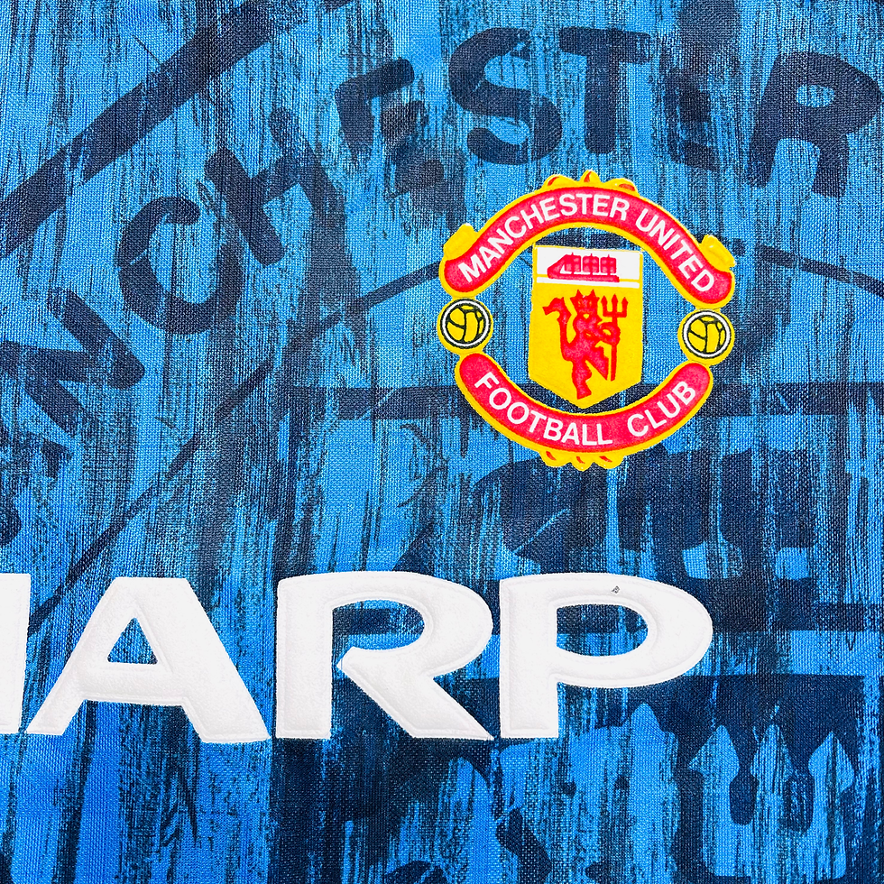 Thumbnail: MANCHESTER UNITED AWAY FOOTBALL SHIRT 1992/93