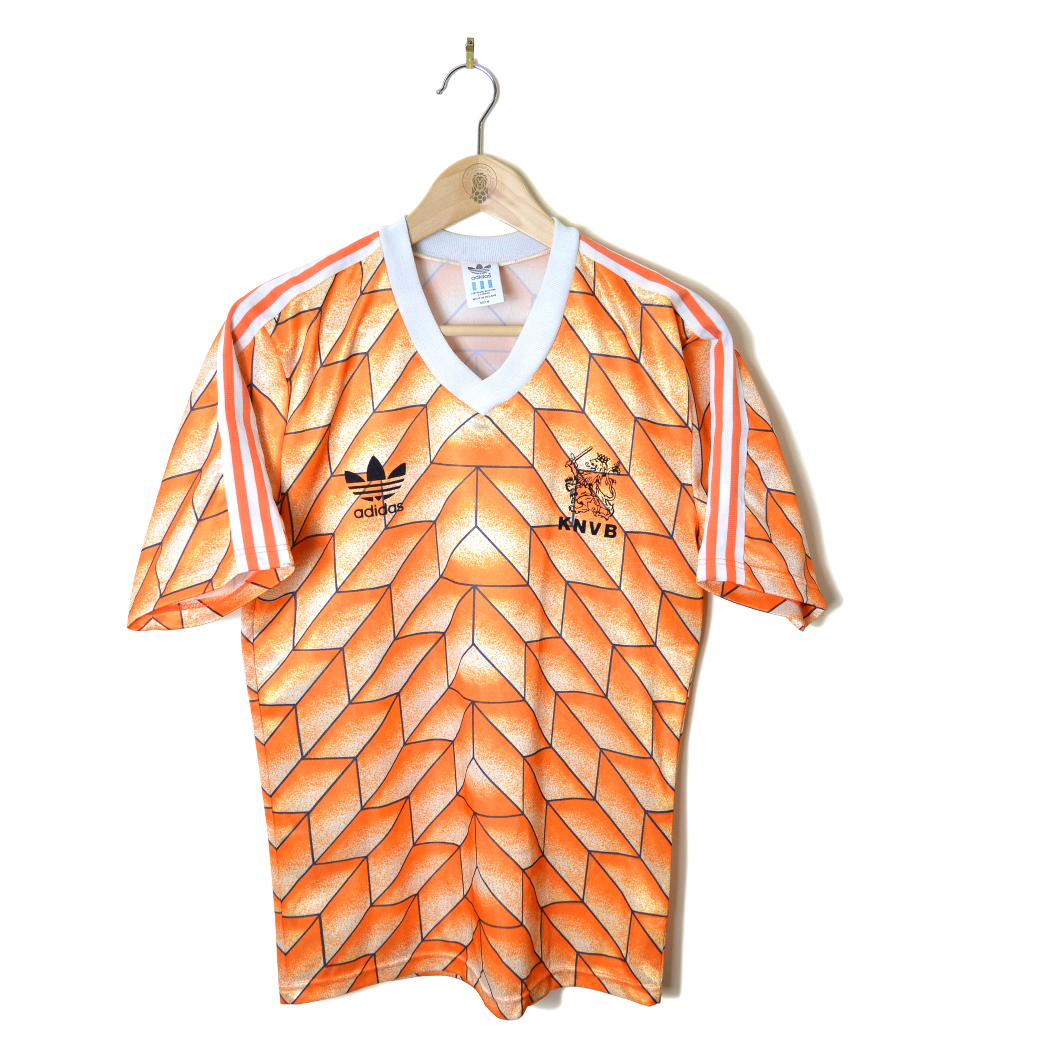 HOLLAND NETHERLANDS CLASSIC RETRO VINTAGE HOME FOOTBALL SHIRT SOCCER JERSEY 1988 #3 (MADE IN IRELAND VERSION) ADIDAS ORIGINAL