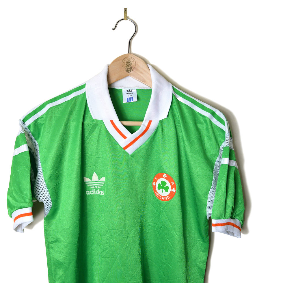 REPUBLIC OF IRELAND CLASSIC RETRO VINTAGE HOME FOOTBALL SHIRT SOCCER JERSEY 1988 1989 1990 ADIDAS