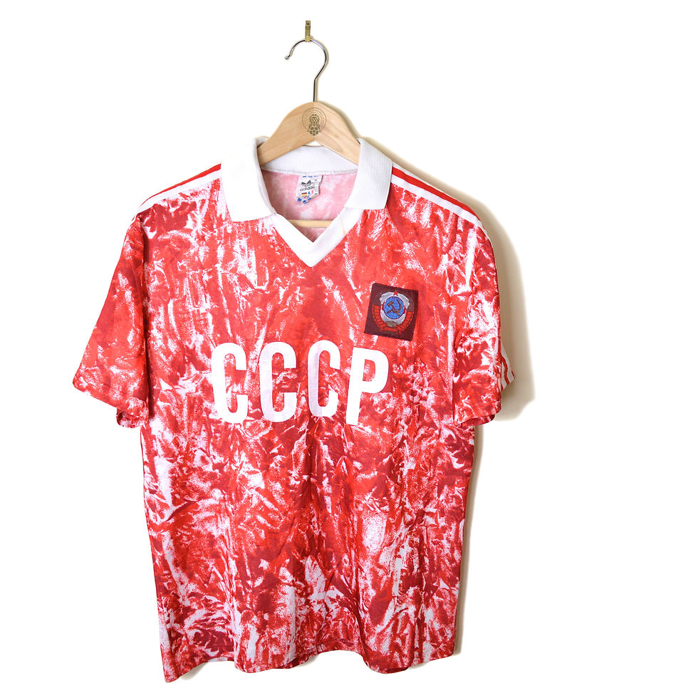SOVIET UNION CCCP USSR RUSSIA HOME FOOTBALL SHIRT SOCCER JERSEY 1989 1990 1991 ADIDAS
