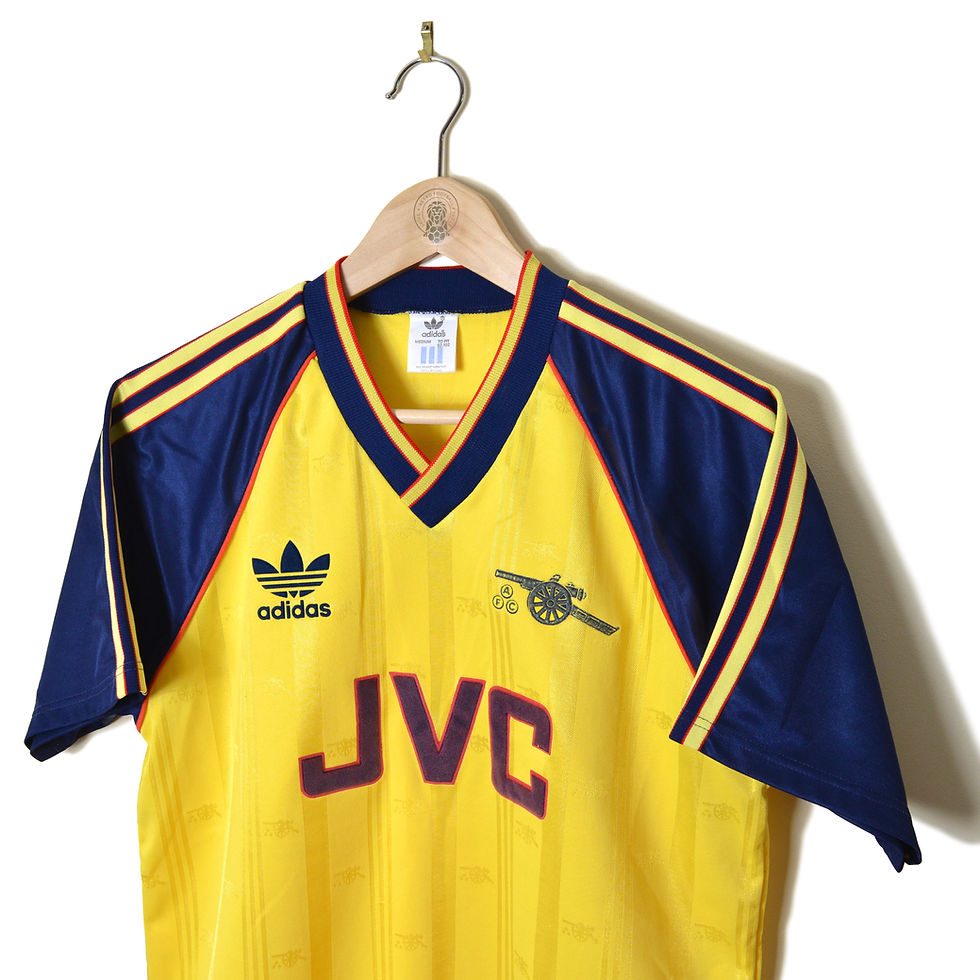 Thumbnail: ARSENAL CLASSIC RETRO VINTAGE AWAY FOOTBALL SHIRT SOCCER JERSEY 1988 1989 1990 1991 JVC ADIDAS
