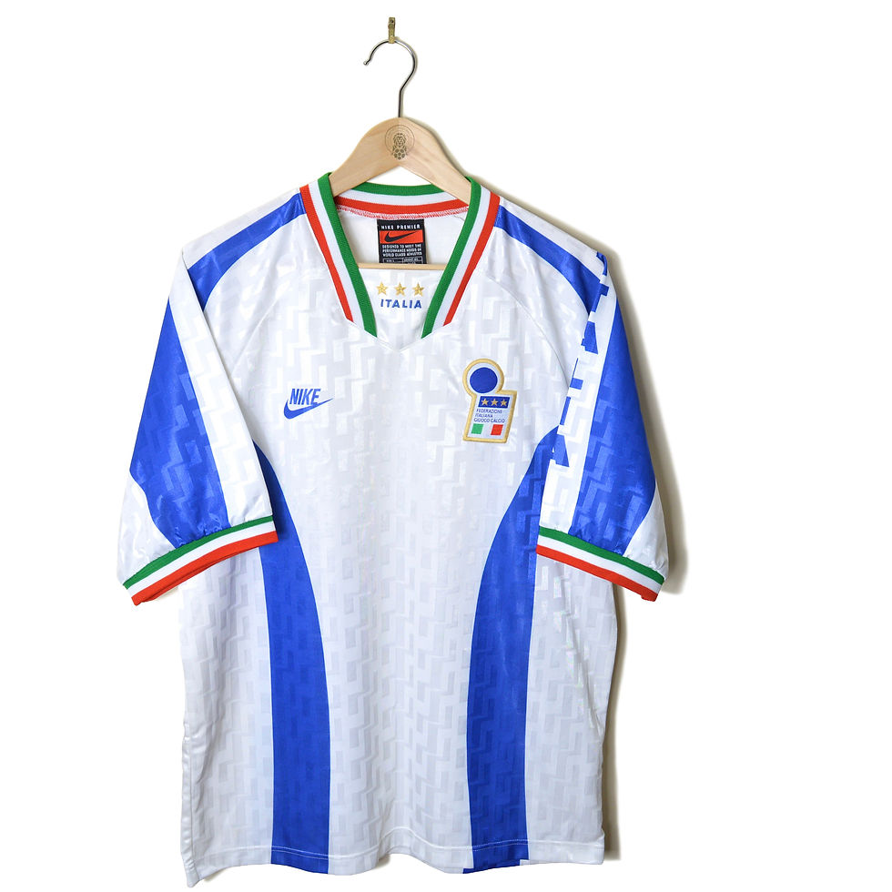 ITALY ITALIA CALCIO CLASSIC RETRO VINTAGE NIKE TRAINING FOOTBALL SHIRT SOCCER JERSEY 1996 1997 NIKE