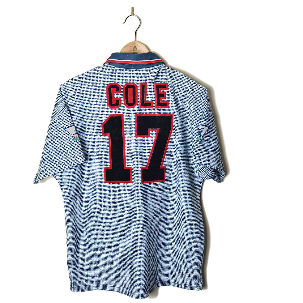 MANCHESTER UNITED MAN UTD CLASSIC RETRO VINTAGE AWAY FOOTBALL SHIRT SOCCER JERSEY 1995 1996 #17 ANDY COLE UMBRO SHARP VIEWCAM